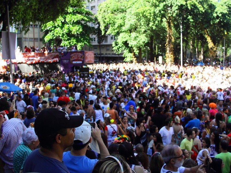 Karneval in Brasilien - Fasching in Rio de Janeiro 8 Blocos party Rio de janiero Brasilien 3 4 - Brasilien Individual